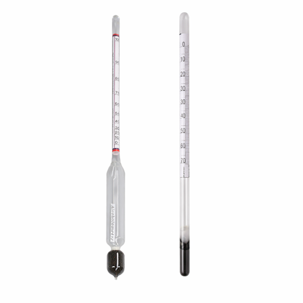 Alcohol Meter & Hydrometer Combo Kit