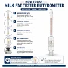 Milk Fat Tester Butyrometer 0–8% for Dairy Testing