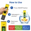 Digital pH Meter 0–14 Range with High Precision 0.01 – Portable Water Quality Tester