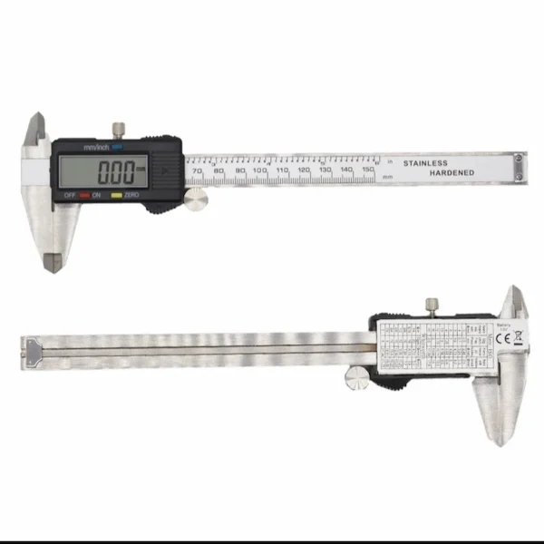 Digital Vernier Caliper 0-150mm (6 Inch) Stainless Steel – High Precision LCD Measuring Tool Gauge