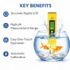 Digital pH Meter 0–14 Range with High Precision 0.01 – Portable Water Quality Tester