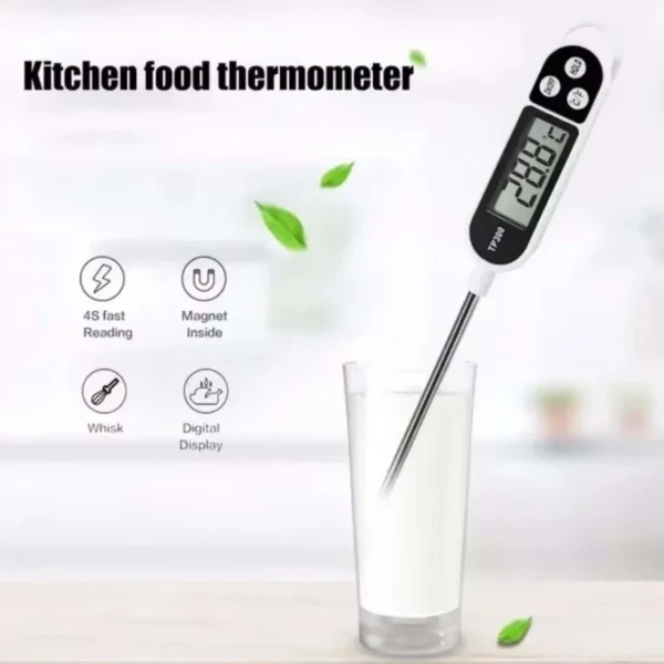 3-in-1 Milk Testing Kit – Lactometer, Measuring Cylinder & Digital Thermometer for Accurate Milk Quality Testing