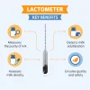 Lactometer for Milk Testing with Measuring Cylinder – Accurate Milk Purity Tester