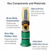 Premium ATC Brass Brix Refractometer – Handheld Sugar Tester for Juice , Wine & Beer