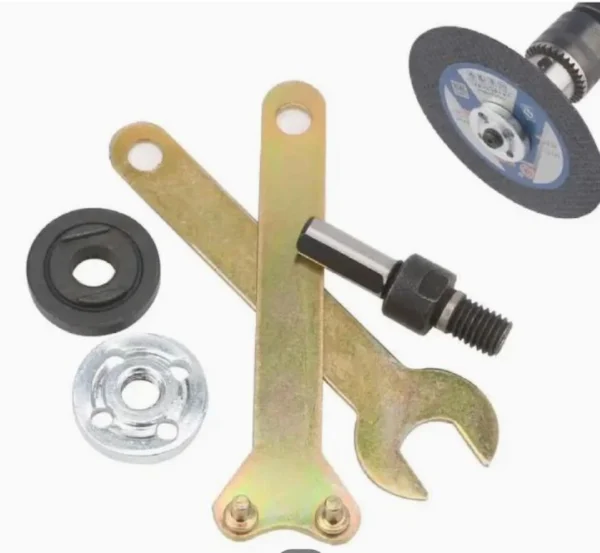 4 Inch Sanding Disc Kit with Backing Pad Drill Adapter & 10Pcs 120 Grit Sandpaper Discs