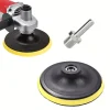 4 Inch Sanding Disc Kit with Backing Pad Drill Adapter & 10Pcs 120 Grit Sandpaper Discs