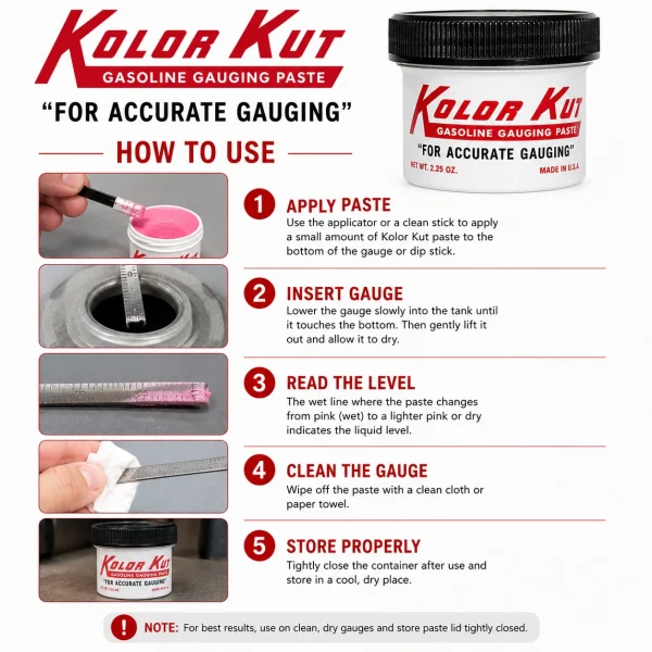 Kolor Kut Gasoline Gauging Paste in Pakistan