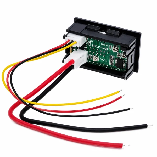 Digital DC Volt & Amp Meter 100V 10A Panel Mount Display