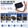 Digital DC Volt & Amp Meter 100V 10A Panel Mount Display
