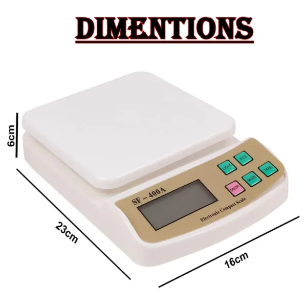 Digital Kitchen Scale SF-400A 1g-10 Kg
