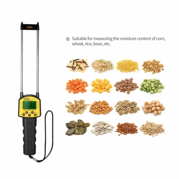 Digital Grain Moisture Meter AR 991 | Smart Sensor Humidity Tester with LED Display