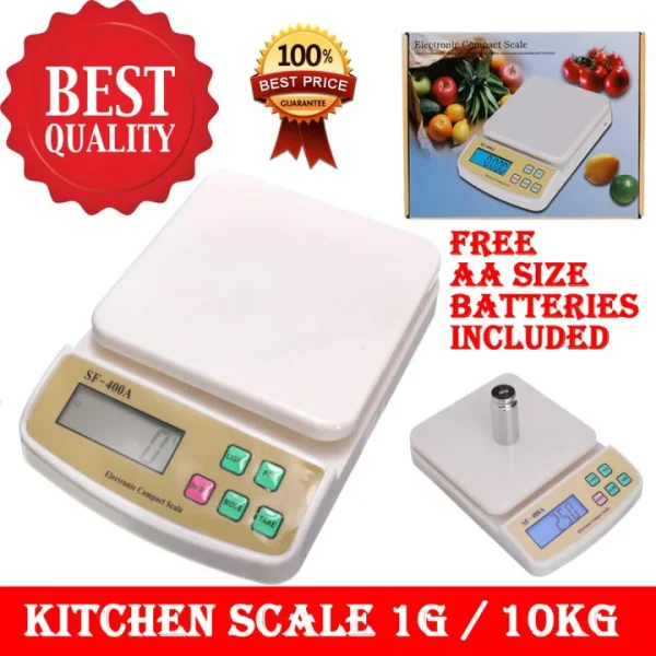Digital Kitchen Scale SF-400A 1g-10 Kg