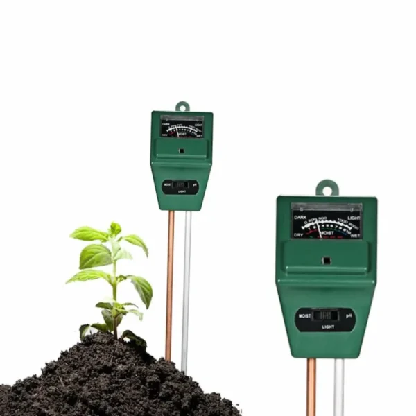 3-in-1 Soil pH Meter | Moisture & Light Tester for Plants