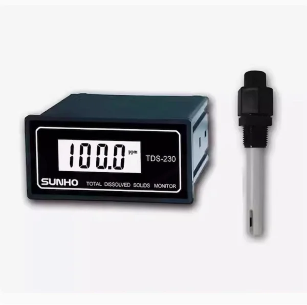 SUNHO TDS-230 Online TDS Meter | Industrial Digital TDS Monitor for RO Water Treatment Plant