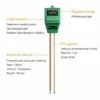 3-in-1 Soil pH Meter | Moisture & Light Tester for Plants