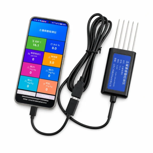 SoilScanner Pro 8-in-1 Smart Soil Analyzer & Soil Tester | Android Compatible