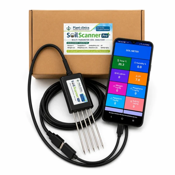 SoilScanner Pro 8-in-1 Smart Soil Analyzer & Soil Tester | Android Compatible