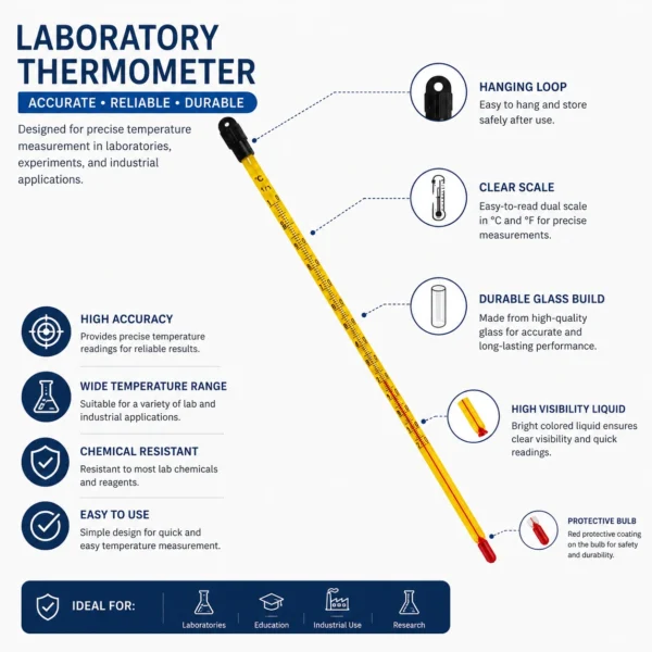 Zeal England Laboratory Thermometer