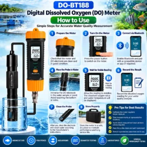 How To Use DO-BT188 Digital Dissolved Oxygen (DO) Meter
