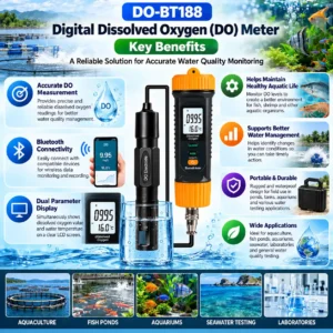 Key Benefits Of DO-BT188 Digital Dissolved Oxygen (DO) Meter